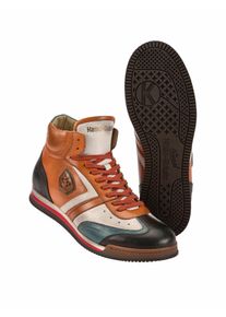 Kamo Gutsu Herren High-Top-Sneaker Scudo 205 Braun Obermaterial und Futter: Kalbleder