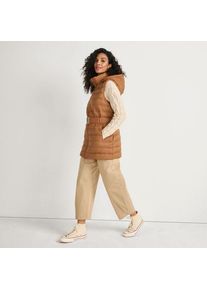 LANDS' END Daunenweste WANDERWEIGHT Verstaubar Ultraleicht mit G&uuml;rtel f&uuml;r Damen, Damen, size: regular, Beige, Nylon, by Lands' End