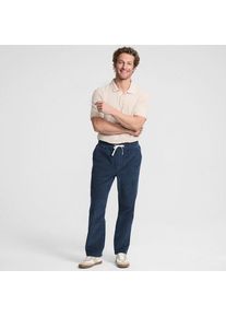 LANDS' END Classic Fit Schlupfbund-Feincordhose f&uuml;r Herren, Herren, size: regular, Blau, Baumwolle, by Lands' End