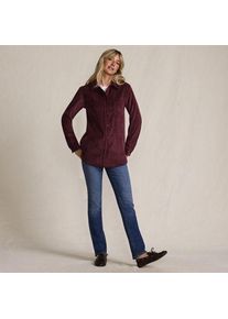 LANDS' END Stretchcord-Bluse f&uuml;r Damen, Damen, size: regular, Rot, Polyester/Nylon/Viskose, by Lands' End