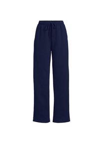 LANDS' END Jogginghose mit geradem Bein SERIOUS SWEATS f&uuml;r Damen in Plus-Gr&ouml;&szlig;e, Damen, size: plus, Blau, Baumwoll-Mischung/Polyester-Mischung, by Lands' End