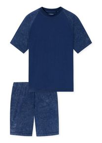 Schiesser Herren Pyjama Modern EssentialsSchlafanzug, Pyjama Set, Nachtw&auml;sche