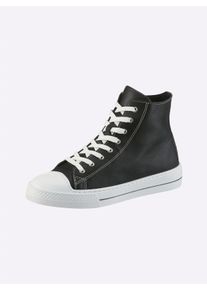 Andrea Conti sheego Gro&szlig;e Gr&ouml;&szlig;en Sneaker, schwarz, Gr&ouml;&szlig;e 37 - Damen