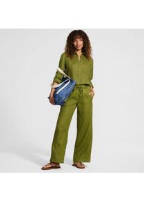 LANDS' END Weite Premium Reinleinen-Schlupfhose f&uuml;r Damen in Petite-Gr&ouml;&szlig;e, Damen, size: petite, Gr&uuml;n, Leinen, by Lands' End