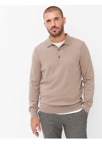 Brax Herren Pullover Style PASCAL cappucino, hellbraun, Gr. XS