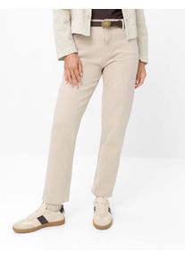 Brax Damen Five-Pocket-Hose Style MADISON S DESERT, denim hellbeige, Gr. 38L