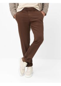 Eurex By Brax Eurex Herren Flatfronthose Style JIM, dunkelbraun, Gr. 24