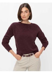 Brax Damen Strickpullover Style LISA blackberry violet, dunkles lila, Gr. 46