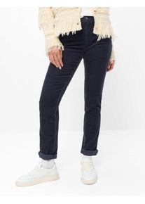 Brax Damen Cordhose Style CAROLA NAVY, dunkelblau, Gr. 48L