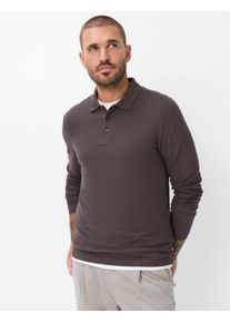 Brax Herren Polo Style PRINCETON chocolate, dunkelbraun, Gr. XS