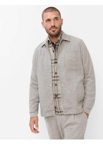 Brax Herren Overshirt Style LUCA cappucino Hellbraun Taupe, hellbraun - taupe, Gr. XXXL