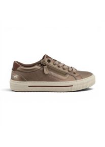 Mustang Damen Golden Faux Leather Trainer Sneaker Freizeitschuhe &ndash; M0112011