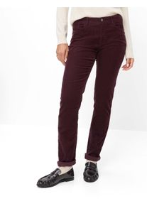 Brax Damen Cordhose Style CAROLA BLACKBERRY VIOLET, dunkles lila, Gr. 50L