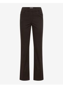 Raphaela by Brax Damen Schlupfhose Style LAVINA STRAIGHT DARK CHOCOLATE, dunkelbraun, Gr. 42K