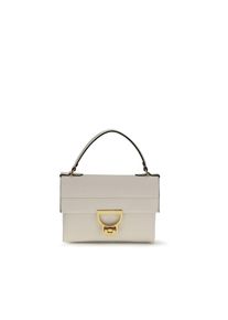 Coccinelle Beiger Kalbleder Bos Taurus Handtasche
