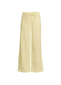 LANDS' END Soft Comfort weite Jeans im Leinenmix, Damen, size: regular, Gelb, by Lands' End