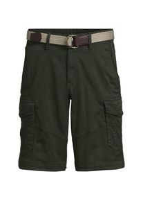 LANDS' END Cargo-Shorts mit G&uuml;rtel f&uuml;r Herren, Herren, size: regular, Gr&uuml;n, by Lands' End