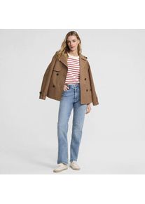 LANDS' END Straight Fit Recover High Waist Jeans in Tall-Gr&ouml;&szlig;e, Damen, size: tall, Blau, Baumwoll-Mischung, by Lands' End
