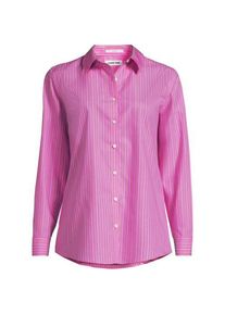 LANDS' END B&uuml;gelfreie Baumwoll-Bluse, Damen, size: regular, Rot, Baumwolle, by Lands' End