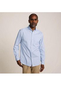 LANDS' END Ultimativ-Hemd f&uuml;r Herren, Classic Fit, Herren, size: regular, Blau, Elasthan/Baumwoll-Mischung/Polyester-Mischung, by Lands' End
