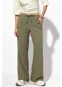 Damen gerade geschnittene Stoffhose