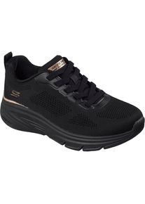 Skechers BOBS Arch Fit Elev8 Textil Damen Schwarz Engineered Knit Sportschuhe