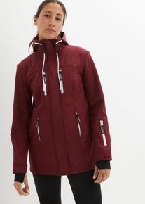 bonprix wasserabweisende Softshelljacke, rot, Gr.46, praktische &Uuml;bergangsjacke aus wasserdichtem Material, ohne versiegelte N&auml;hte, mit Rei&szlig;verschlusstaschen, bequem geschnitten, aus Softshell
