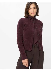 Brax Damen Strickjacke Style ANIQUE blackberry violet, dunkles lila, Gr. 38