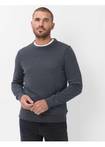 Brax Herren Pullover Style RICK cement, dunkelgrau, Gr. XS