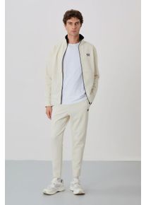 Herren Sweatshirt- und Hosen-Set mit Rei&szlig;verschlusskragen