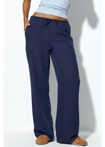 Damen gerade geschnittene Stoffhose