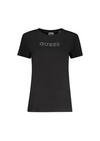 Guess Jeans Schwarzes Baumwolle Damen T-Shirt