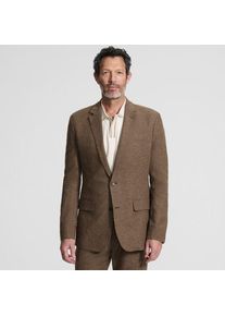 LANDS' END Classic Fit Blazer aus Leinenmix f&uuml;r Herren, Herren, size: regular, Braun, Leinen/Baumwoll-Mischung/Viskose-Mischung, by Lands' End