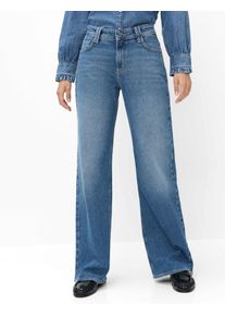 Brax Damen Five-Pocket-Hose Style MAINE USED PACIFIC BLUE, denim blau, Gr. 32