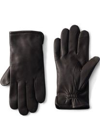 LANDS' END Leder-Handschuhe mit Kaschmirfutter f&uuml;r Herren, Herren, size: regular, Braun, Kaschmir/Leder, by Lands' End