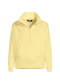 LANDS' END Sweatshirt SERIOUS SWEATS mit Rei&szlig;verschluss in Plus-Gr&ouml;&szlig;e f&uuml;r Damen, Damen, size: plus, Gelb, Baumwoll-Mischung/Polyester-Mischung, by Lands' End