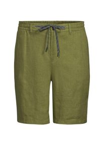 LANDS' END Premium Reinleinen-Shorts, Herren, size: regular, Gr&uuml;n, by Lands' End
