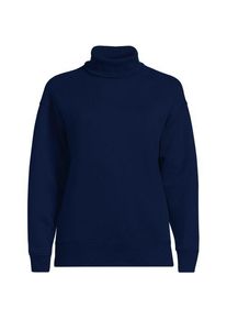 LANDS' END Serious Sweats Rollkragenpullover f&uuml;r Damen, Damen, size: regular, Rot, Baumwoll-Mischung/Polyester-Mischung, by Lands' End