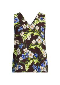LANDS' END Creaseless Top mit V-Ausschnitt f&uuml;r Damen in Plus-Gr&ouml;&szlig;e, Damen, size: plus, Schwarz, Polyester, by Lands' End
