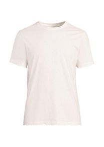 LANDS' END Supima Kurzarm-Shirt mit Rundhalsausschnitt f&uuml;r Herren, Herren, size: regular, Gr&uuml;n, Baumwolle, by Lands' End