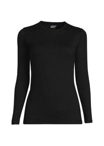 LANDS' END Stretch-THERMASKIN-Oberteil mit Rundhalsausschnitt f&uuml;r Damen in Plus-Gr&ouml;&szlig;e, Damen, size: plus, Elfenbein, Elasthan/Polyester-Mischung, by Lands' End