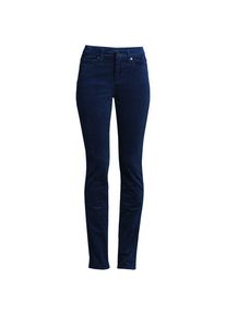 LANDS' END Straight Fit Cordhose Mid Waist f&uuml;r Damen in Plus-Gr&ouml;&szlig;e, Damen, size: plus, Blau, Baumwoll-Mischung, by Lands' End