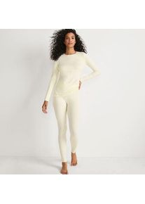 LANDS' END Lange Stretch-THERMASKIN-Unterhose f&uuml;r Damen in Petite-Gr&ouml;&szlig;e, Damen, size: petite, Schwarz, Elasthan/Polyester-Mischung, by Lands' End