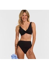 LANDS' END Verstellbare High Waist Bikinihose f&uuml;r Damen, Damen, size: regular, Schwarz, by Lands' End