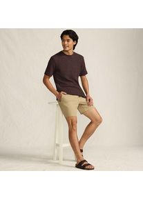 LANDS' END T-Shirt aus Jersey mit Struktur f&uuml;r Herren, Herren, size: regular, Grau, Baumwolle/Polyester, by Lands' End
