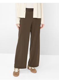 Brax Damen Palazzohose Style MAINE DARK EBONY, dunkelbraun, Gr. 48