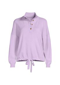 LANDS' END Feinstrick-Pullover aus softem Viskosemix f&uuml;r Damen, Damen, size: regular, Lila, Polyester/Nylon/Viskose, by Lands' End
