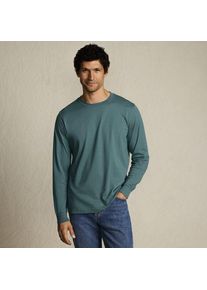 LANDS' END Super-T Langarm-Shirt f&uuml;r Herren, Classic Fit, Herren, size: regular, Gr&uuml;n, Baumwolle, by Lands' End