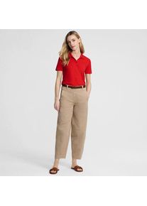 LANDS' END Barrel-Chinos High Waist aus Lyocell-Mix f&uuml;r Damen, Damen, size: regular, Braun, Baumwolle/Baumwoll-Mischung, by Lands' End