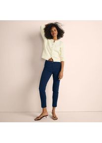LANDS' END Slim Fit 7/8-Chinos Mid Waist f&uuml;r Damen, Damen, size: regular, Blau, Baumwolle/Lyocell (Viskose)/Baumwoll-Mischung, by Lands' End